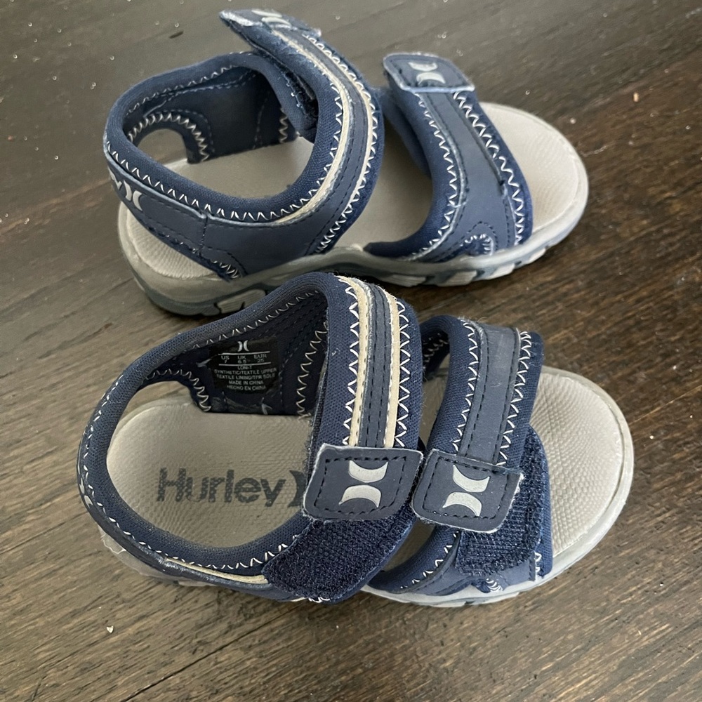 Hurley Navy Blue Toddler Sandals